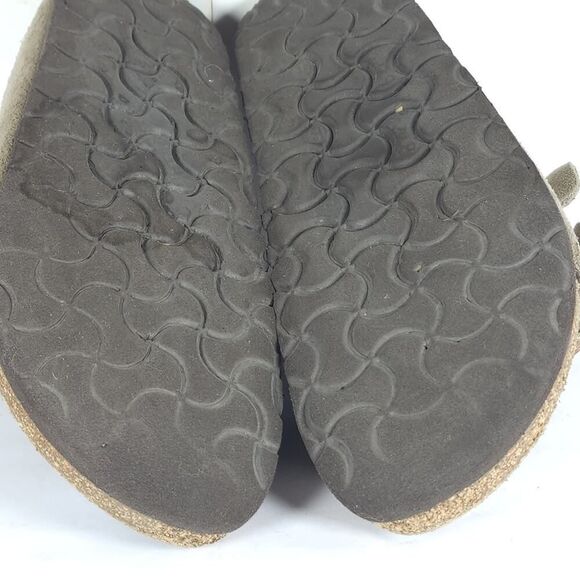 BIRKENSTOCK Women's Arizona US6 EU37 Taupe Suede 2 Straps Slide Sandals Shoes - Picture 16 of 16